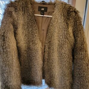 FAUX FUR coat